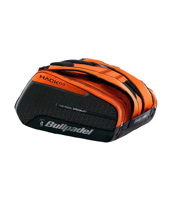Bullpadel Hack orange/black padel bag Paquito Navarro 2024 - Padel Hall Product
