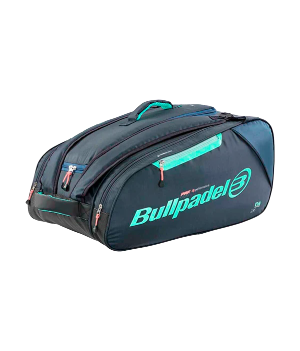 Bullpadel Performance Delfi Brea Navy Blue/Turquoise 2024 padel racket bag - Padel Hall Product