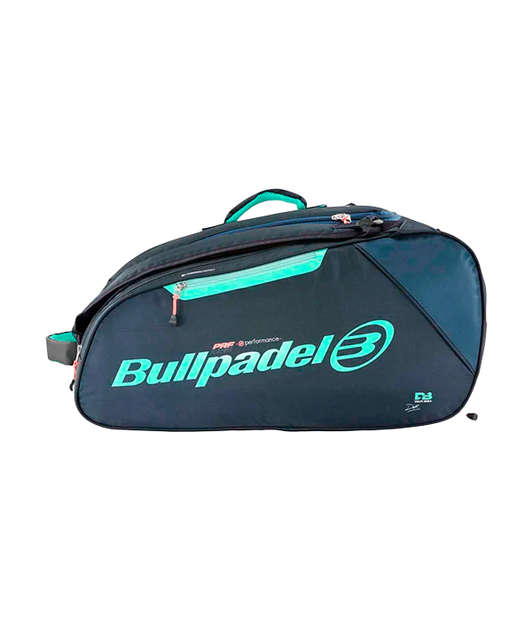 Bullpadel Performance Delfi Brea Navy Blue/Turquoise 2024 padel racket bag - Padel Hall Product
